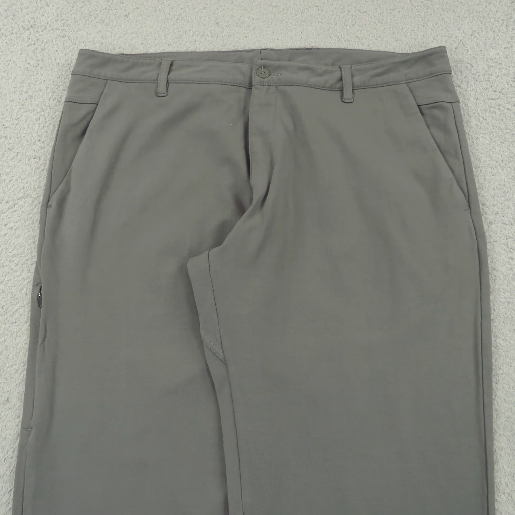Vintage BYLT Everyday Pant 2.0 Slim Fit Gray Stretch Office Mens 40x32 3XL Size US 40 / EU 56 - 4 Thumbnail