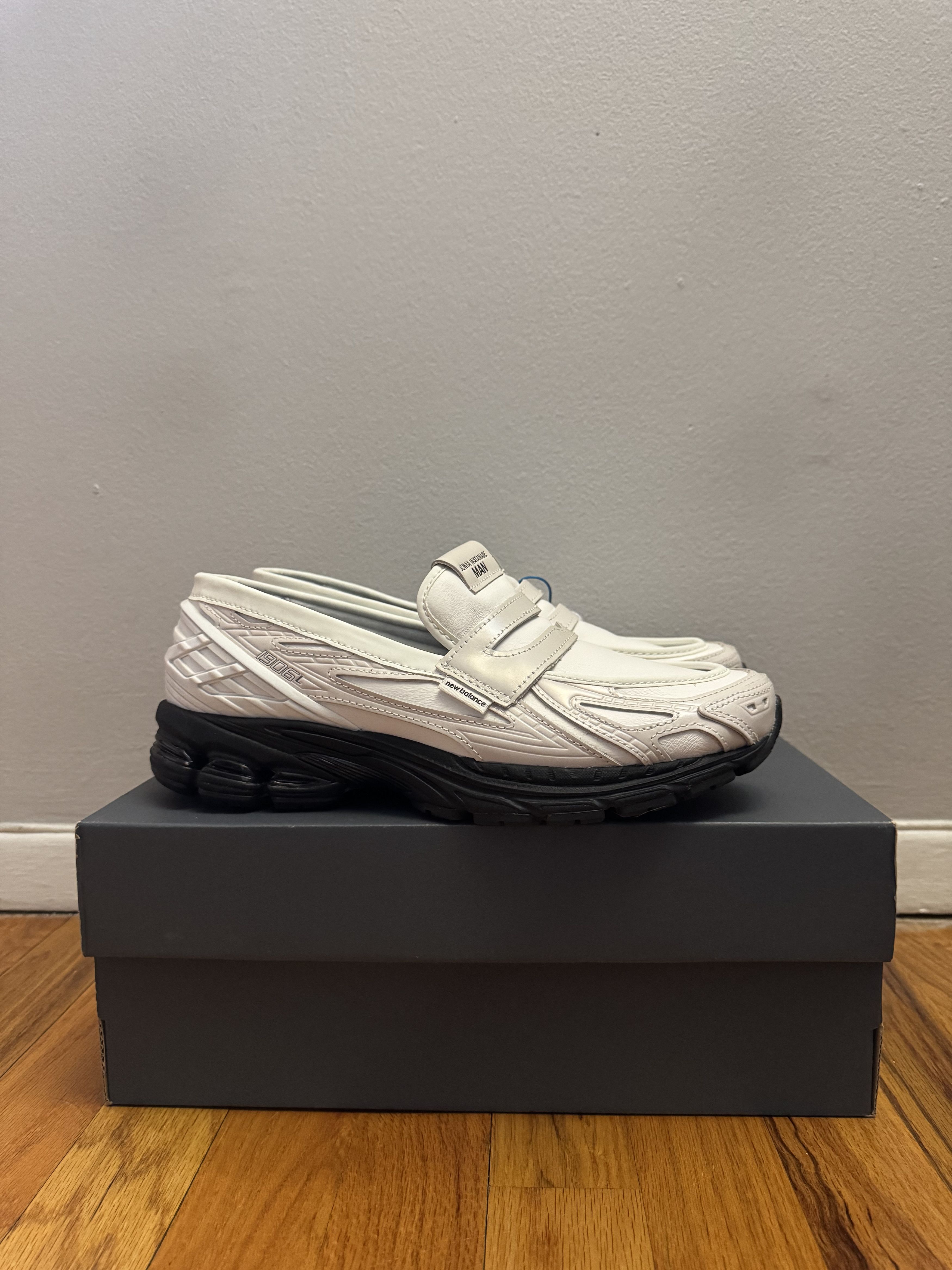 Junya Watanabe × New Balance New Balance Junya Watanabe CDG 1906 Loafer White Black Size US 9 / EU 42 - 1 Thumbnail