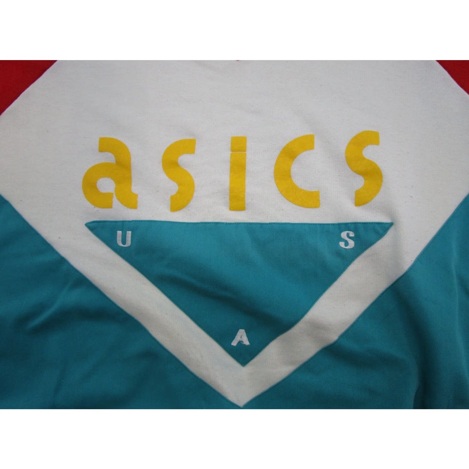 Asics VTG 90s Asics Checkered USA Olympics Pullover Sweatshirt Multicolor Hooded Men XL Colorblock Sweatshirt Mens Size US XL / EU 56 / 4 - 2 Thumbnail