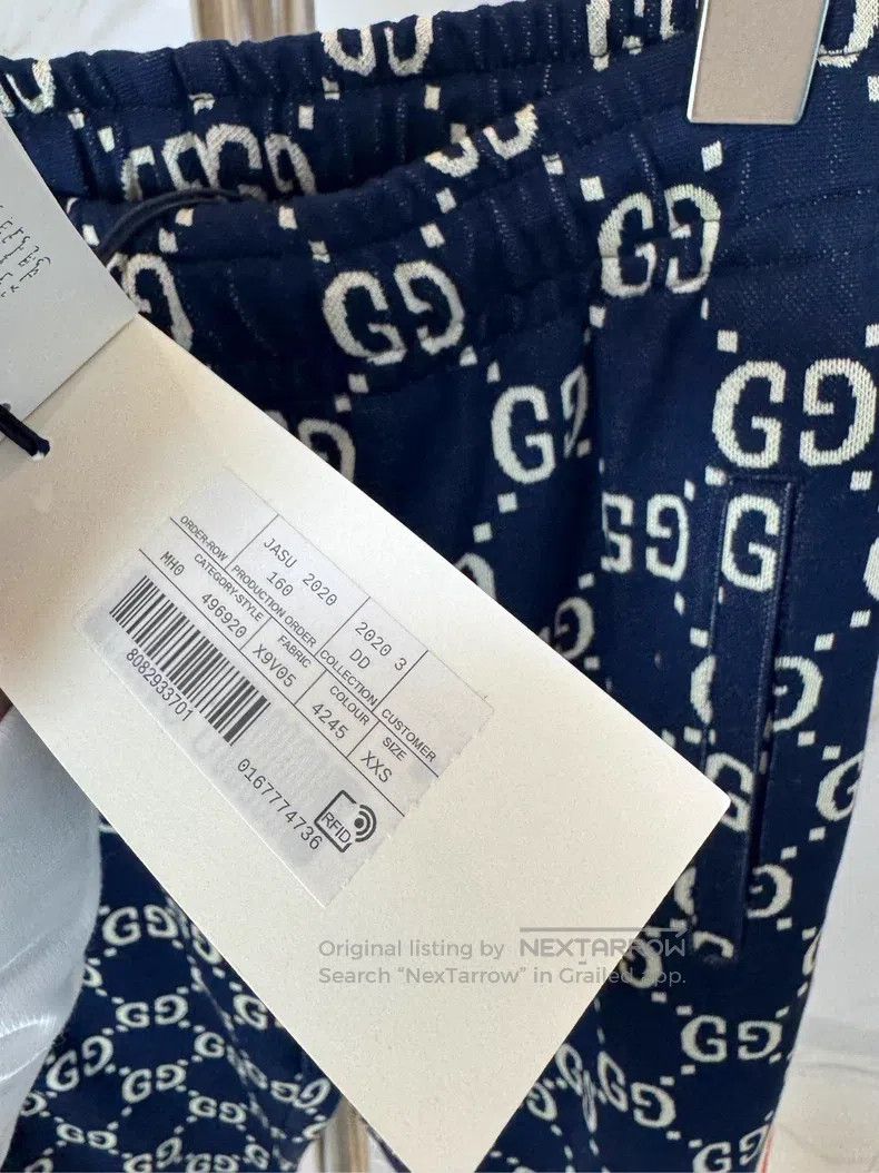 Gucci Gucci SizeXXS Blue full print trousers Size US 27 - 3 Thumbnail