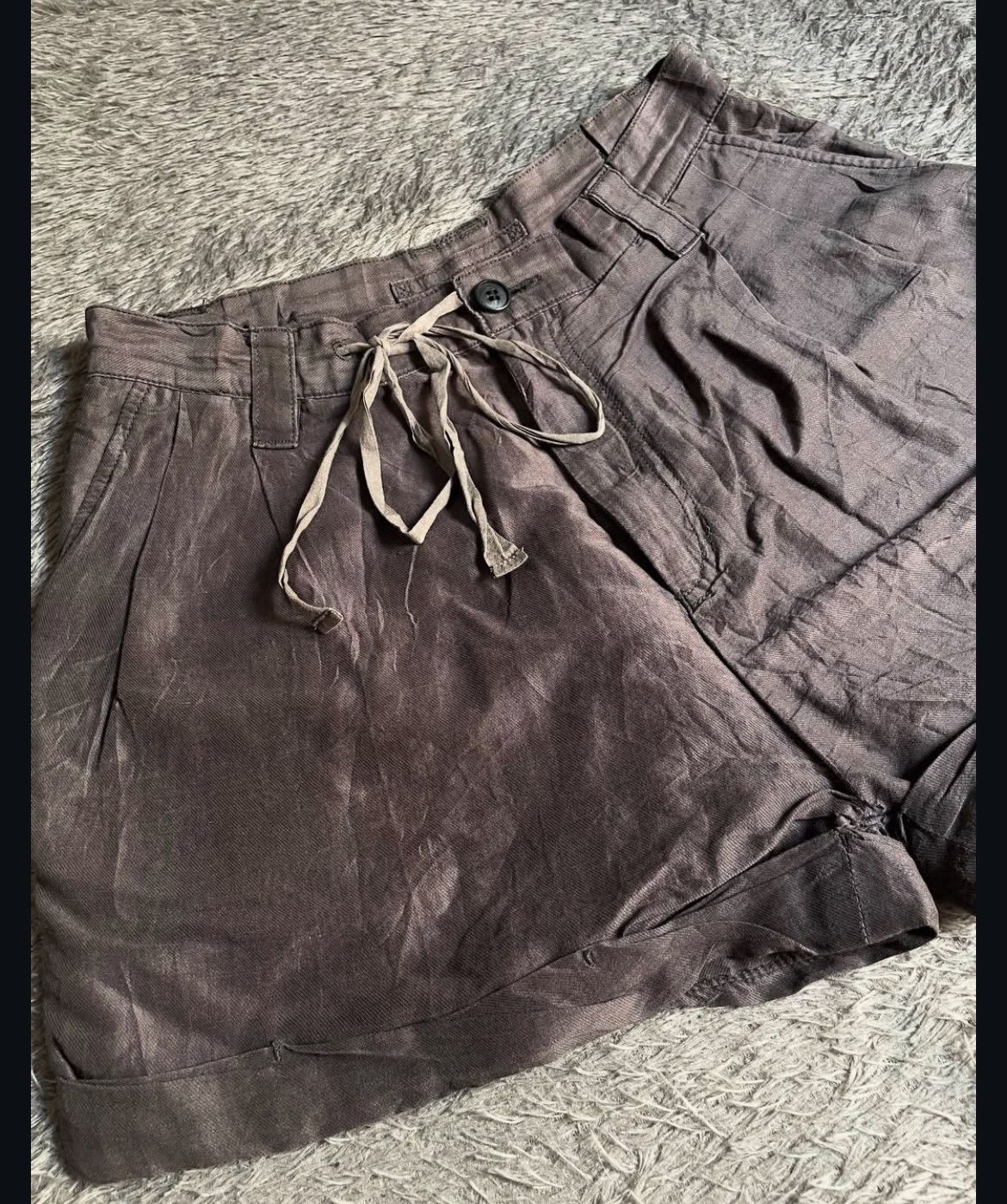 Maison MIHARA YASUHIRO 2000s Mihara Yasuhiro Lace Up Short Pants Size US 30 / EU 46 - 2 Thumbnail
