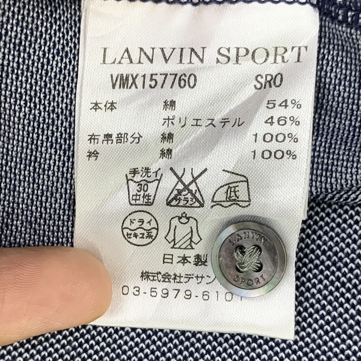 Lanvin Vintage LANVIN PARIS SPORT Golf Collection Polo Tee Shirt Size L / US 10 / IT 46 - 6 Thumbnail