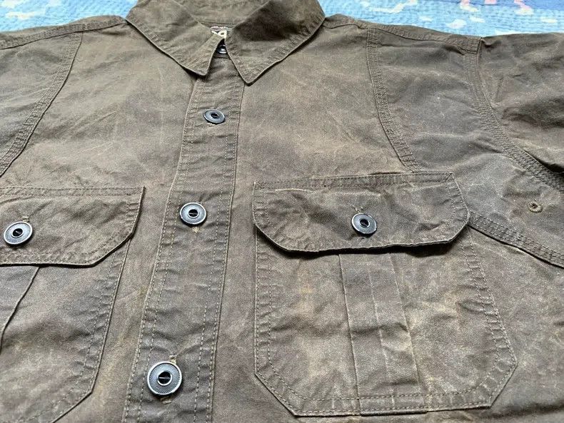 RRL Ralph Lauren RRL Ralph Lauren Oil wax, washed, vintage-style shirt Size US S / EU 44-46 / 1 - 4 Thumbnail