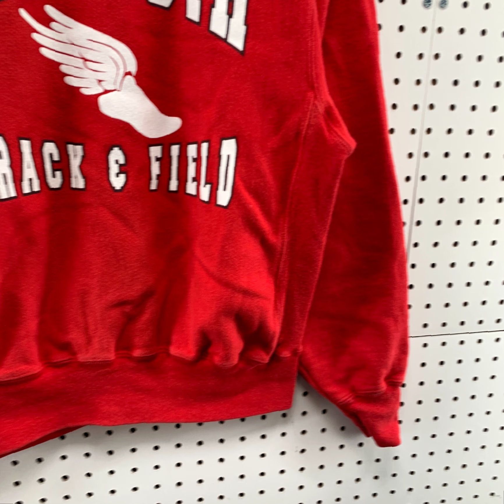 Champion VINTAGE Champion Sweatshirt Men M Crewneck Plymouth Wing Red Reverse Weave Track Size US M / EU 48-50 / 2 - 6 Thumbnail