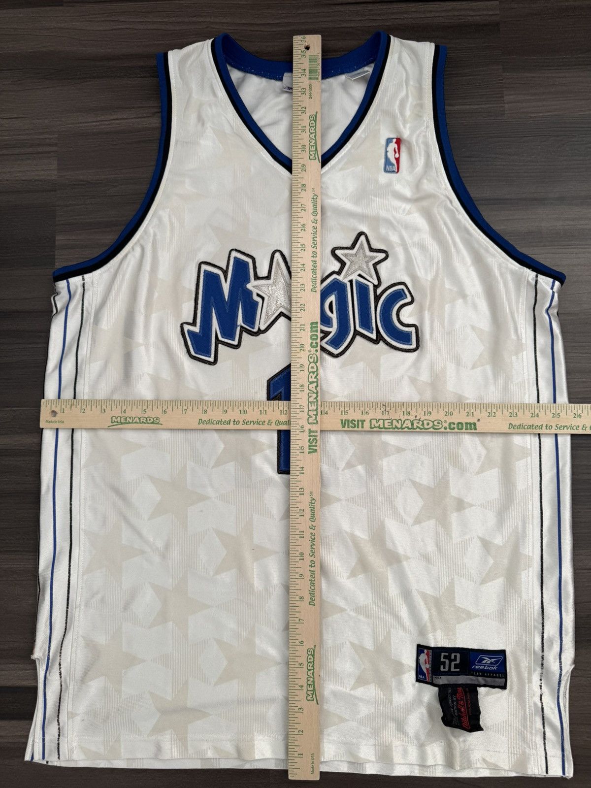 Reebok Tracy McGrady #1 Orlando Magic NBA Stitched Swingman Jersey Size US XXL / EU 58 / 5 - 6 Thumbnail