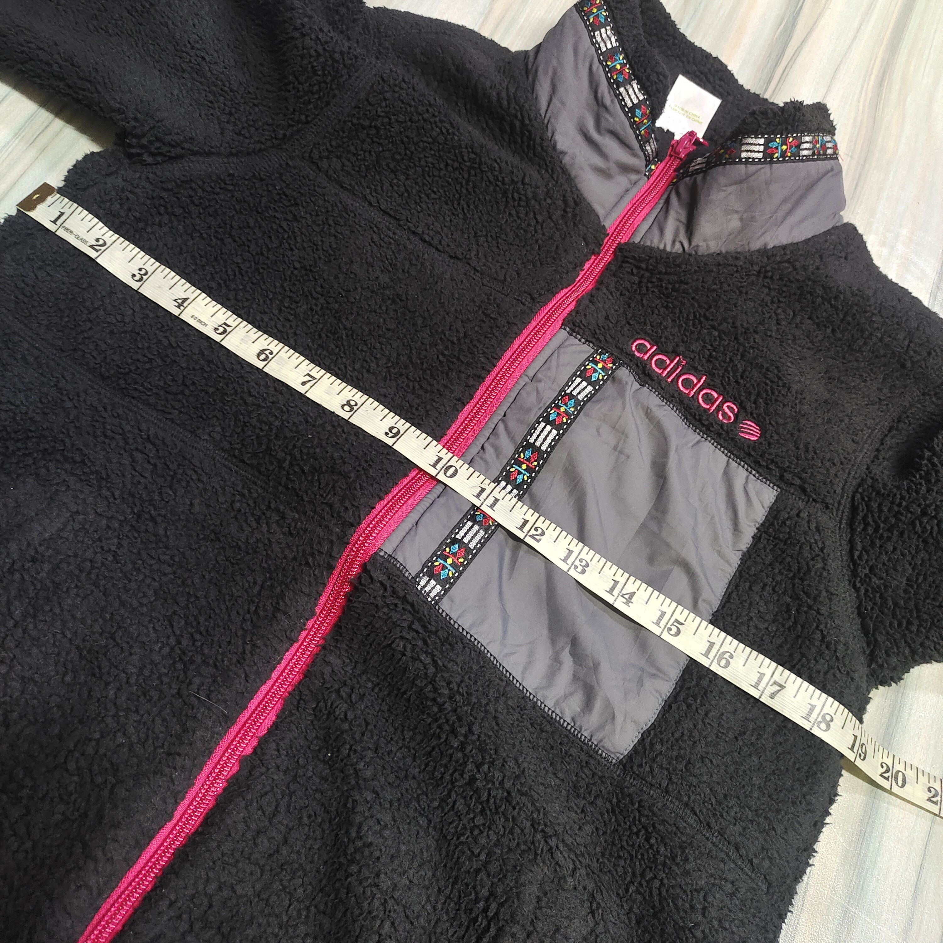 Adidas × Vintage Vintage Adidas Neo Edition Tribal Design Fleece Jacket Size US S / EU 44-46 / 1 - 13 Thumbnail