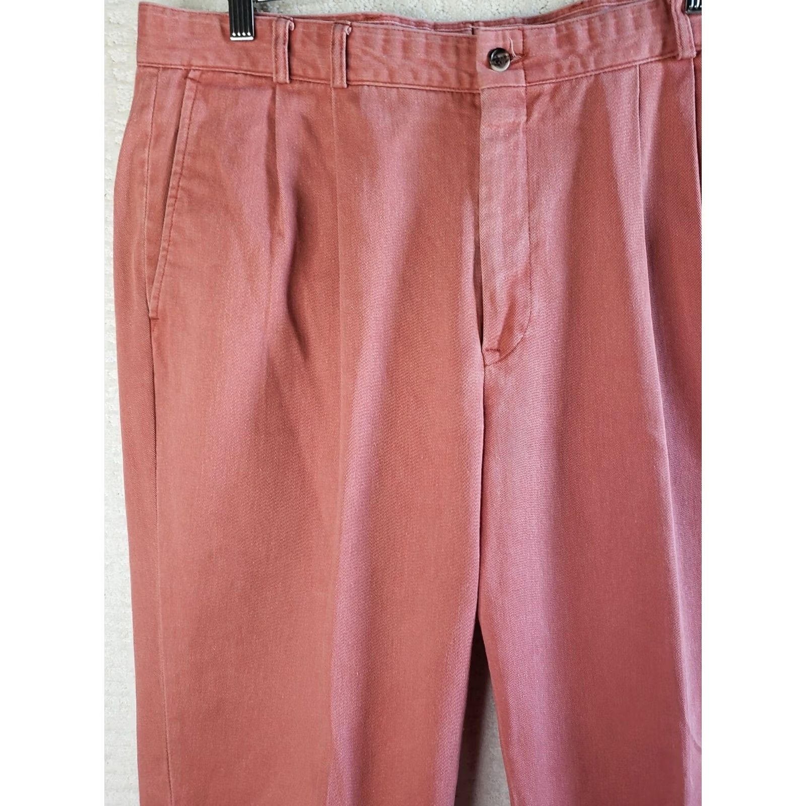 Vintage Puritan Regatta Reds Chino Pants Men's 36x32 Red Straight Regular Cotton Twill Vintage: No Size US 36 / EU 52 - 3 Thumbnail