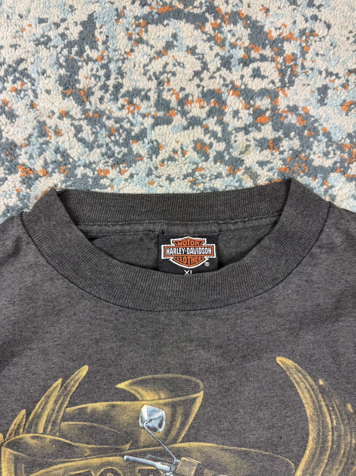 Harley Davidson × Vintage Ultra rare 1989 3D Emblem Harley Davidson love to ride tee Size US XL / EU 56 / 4 - 11 Thumbnail