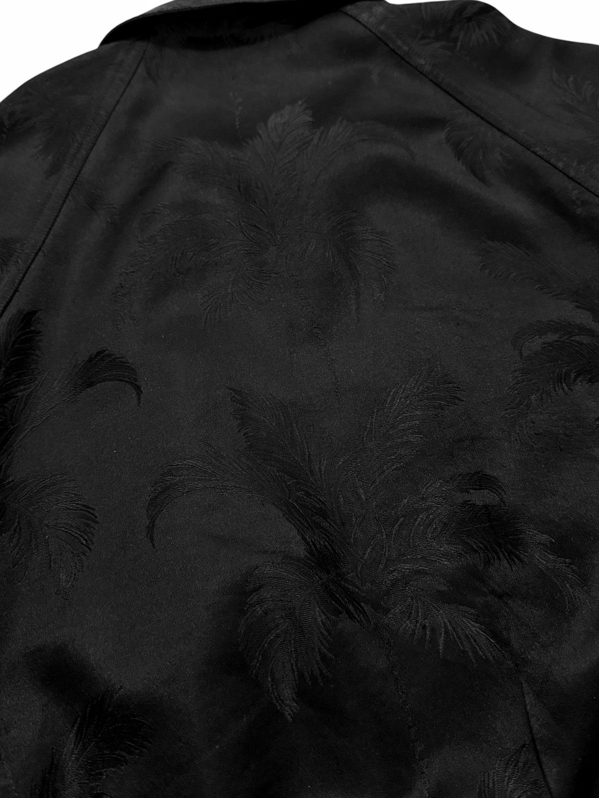 Saint Laurent Paris 2014 Palm Silk Teddy Zip Jacket Size US S / EU 44-46 / 1 - 9 Thumbnail