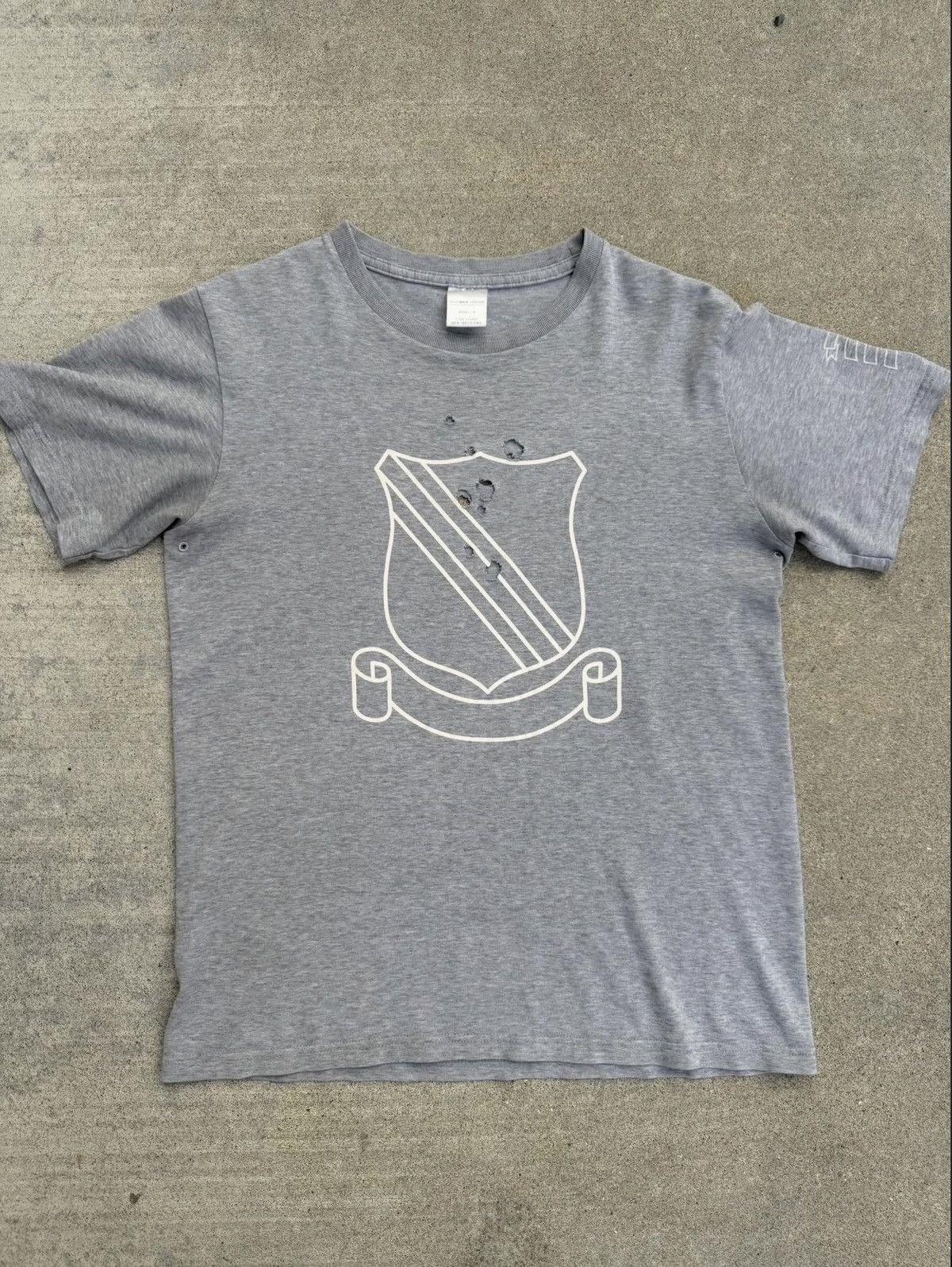 Number (N)ine Number Nine 2001 'STANDARDS' crest tshirt | Grailed