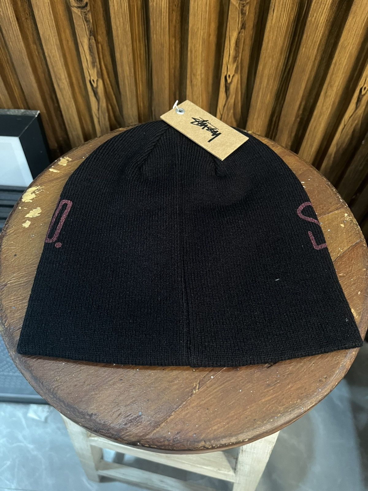 Stussy Stussy workgear print skullcap beanie hat Size ONE SIZE - 3 Thumbnail