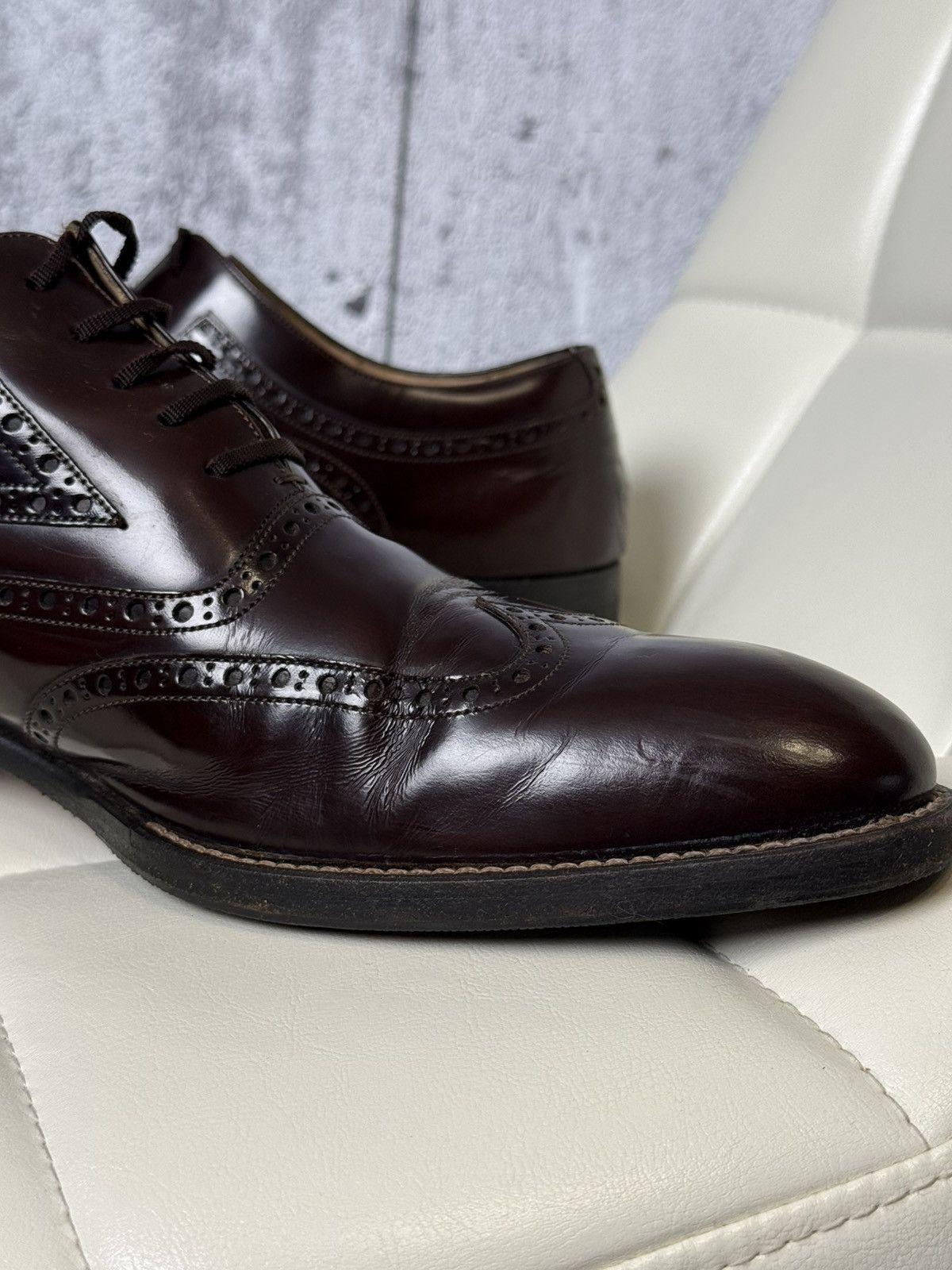 Gucci Gucci Leather Brogue Oxford Dress Shoes Men’s Size 46E Size US 13 / EU 46 - 7 Thumbnail