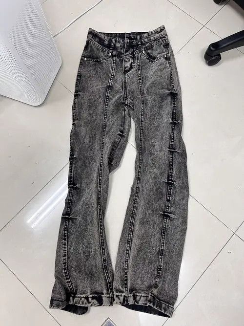 VIBE Vtg Micro Flared Denim Pants Bootcuts Size US 32 / EU 48 - 7 Thumbnail