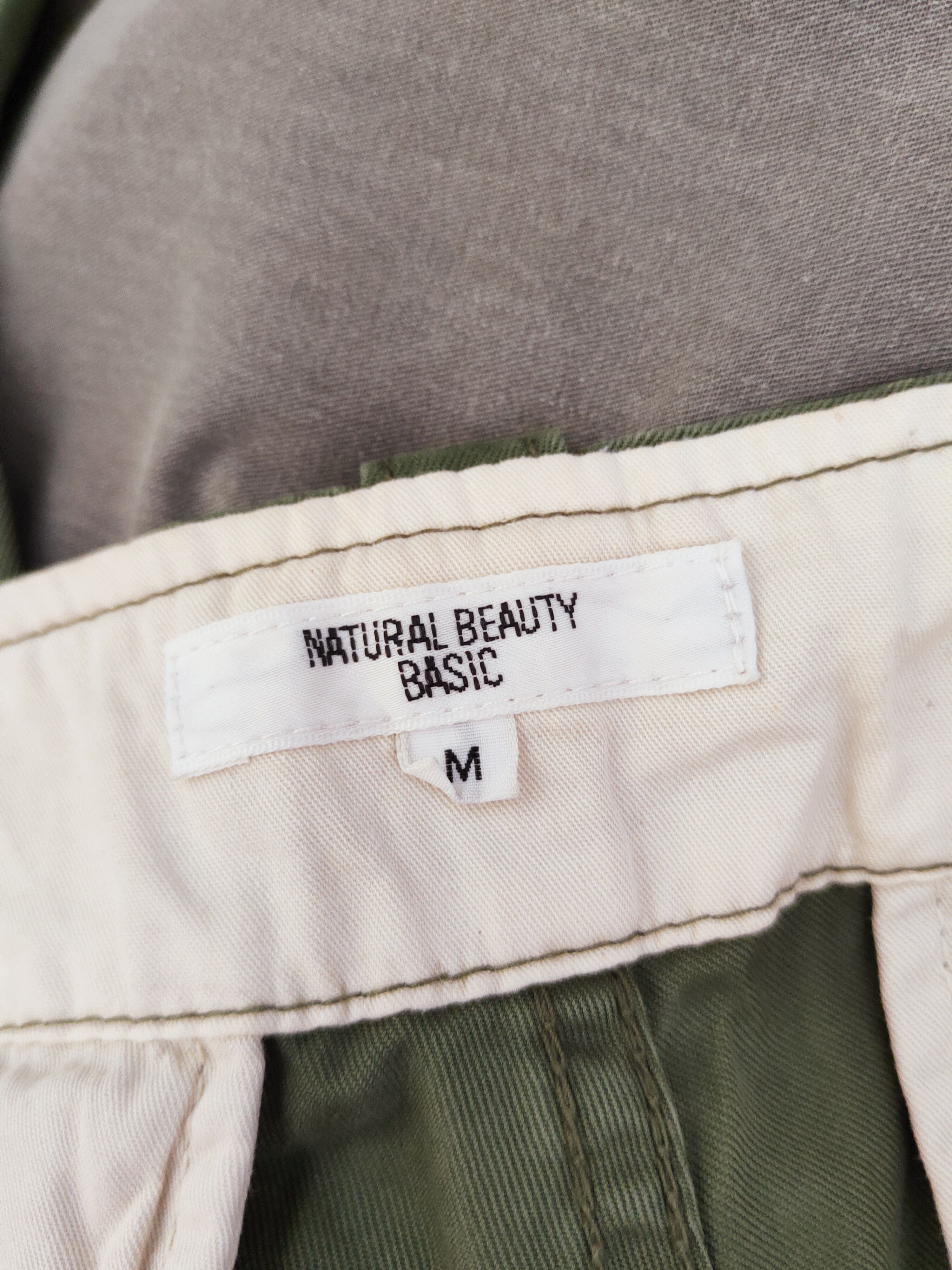 Japanese Brand Natural Beauty Basic Green Multipocket Cargo Pants #W926 Size US 29 - 13 Thumbnail