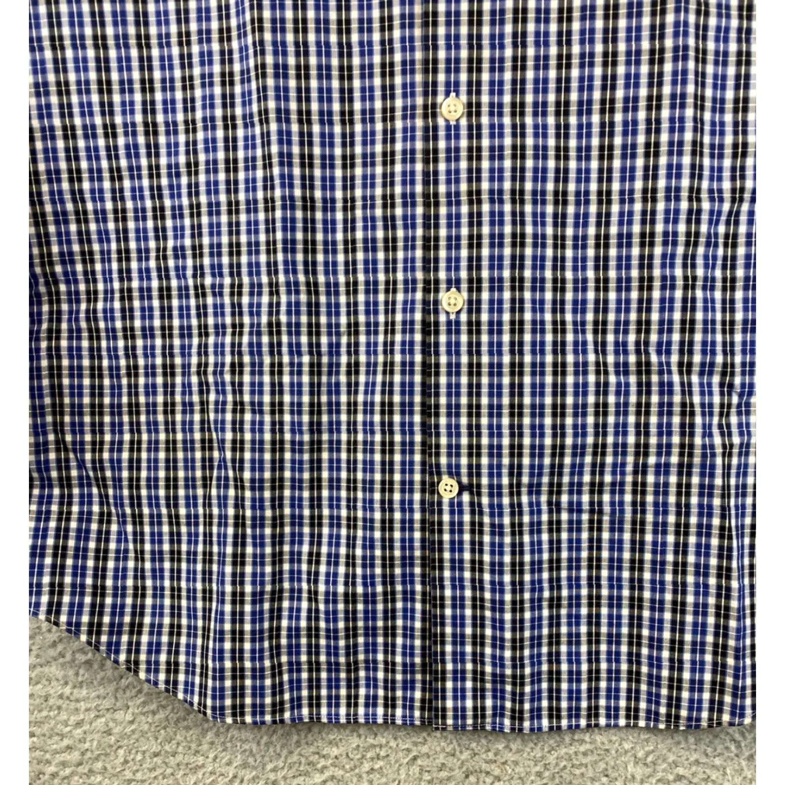 Banana Republic BANANA REPUBLIC Men’s Button Up Long Sleeve Plaid Dress Shirt L / 81-30 Size 42R - 3 Thumbnail