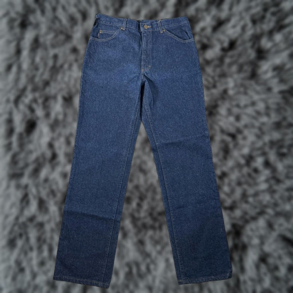 Lee VINTAGE Riders Jeans Mens 32x31 Regular Fit Straight Leg Rinse Denim Zip Fly 90s Blue Size US 34 / EU 50 - 1 Thumbnail