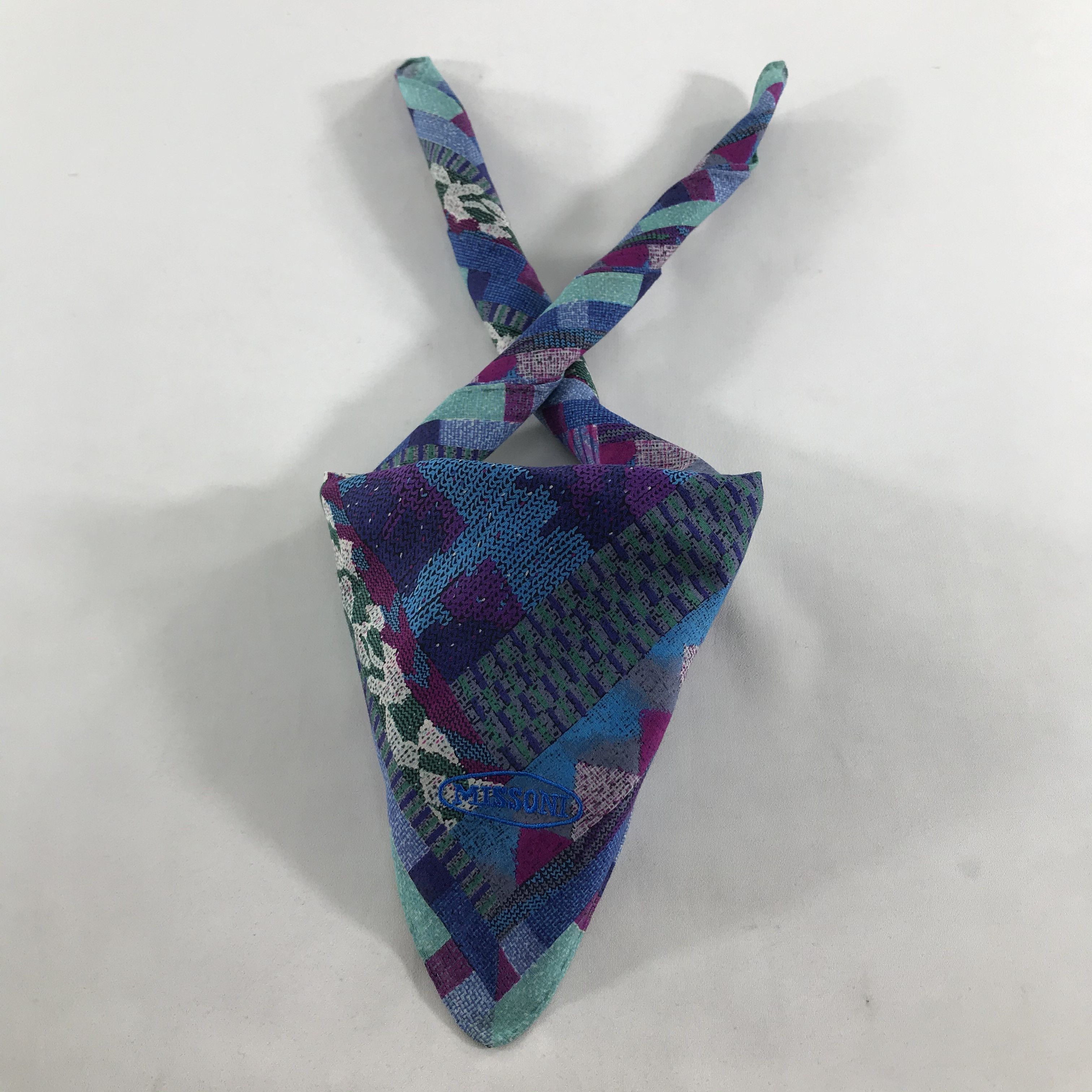 Missoni × Vintage Missoni Handkerchief Neckerchief Bandana H18 Size ONE SIZE - 2 Thumbnail