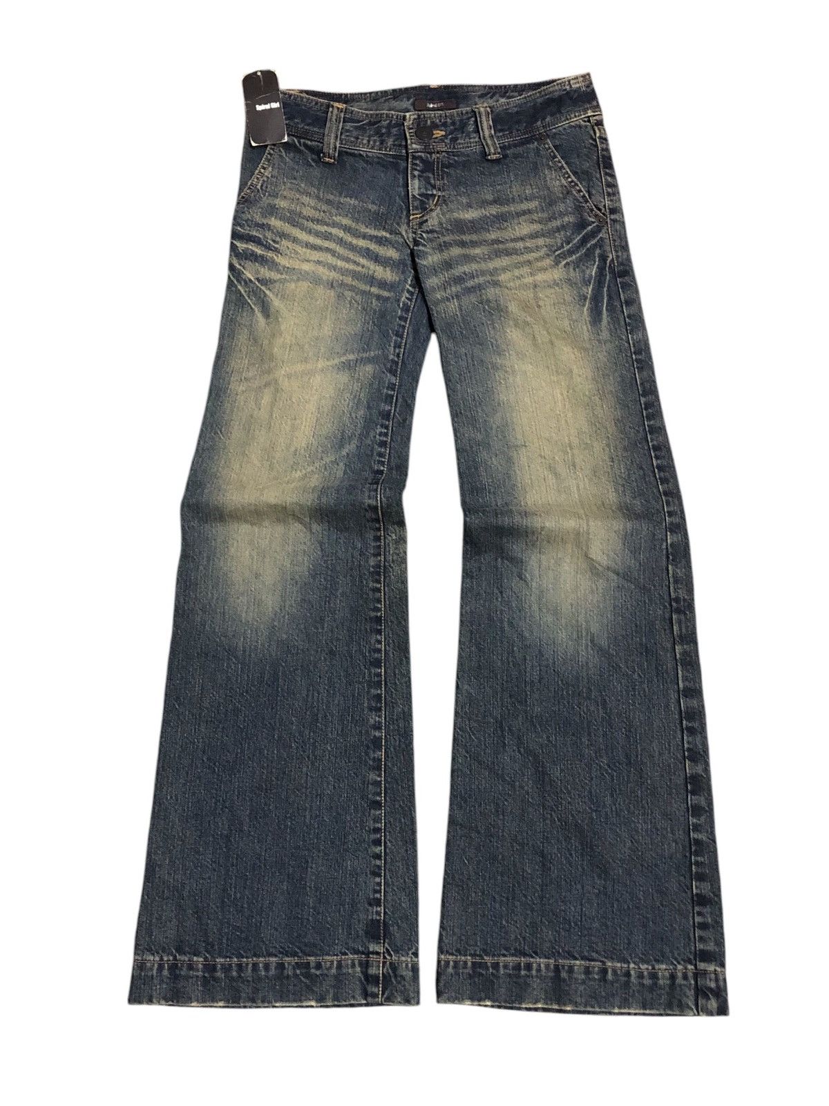 14th Addiction × Japanese Brand × Seditionaries Vintage Spiral Girl Japanese Brand Super Wide Flare Mud Pant Size US 29 - 1 Thumbnail
