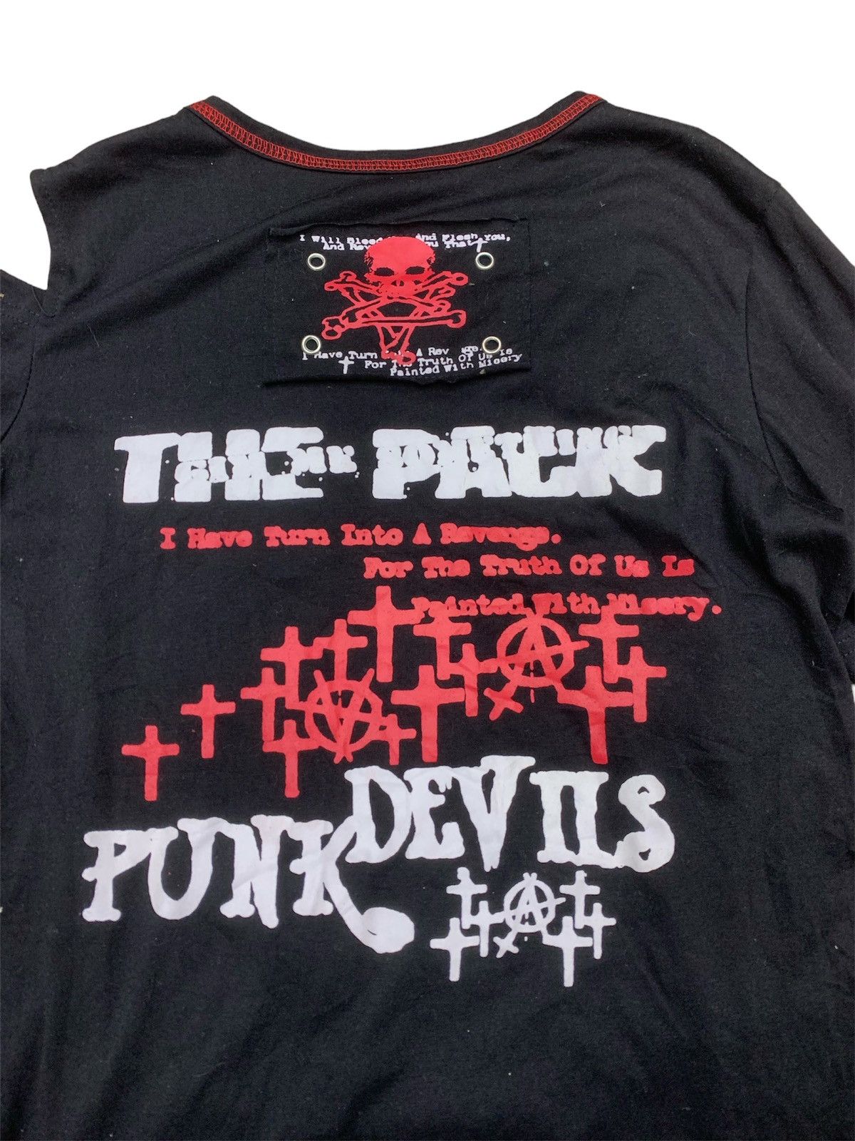 14th Addiction × Japanese Brand × Le Grande Bleu (L.G.B.) PUNK DEVILS CROSS SKULLS BONDAGE STYLE BY additrap Size US M / EU 48-50 / 2 - 6 Thumbnail