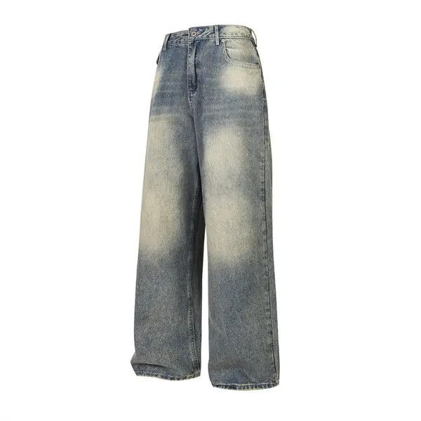 Japanese Brand Hazuki x Fuka Men's straight punk washed distressed jeans Size US 32 / EU 48 - 1 Thumbnail