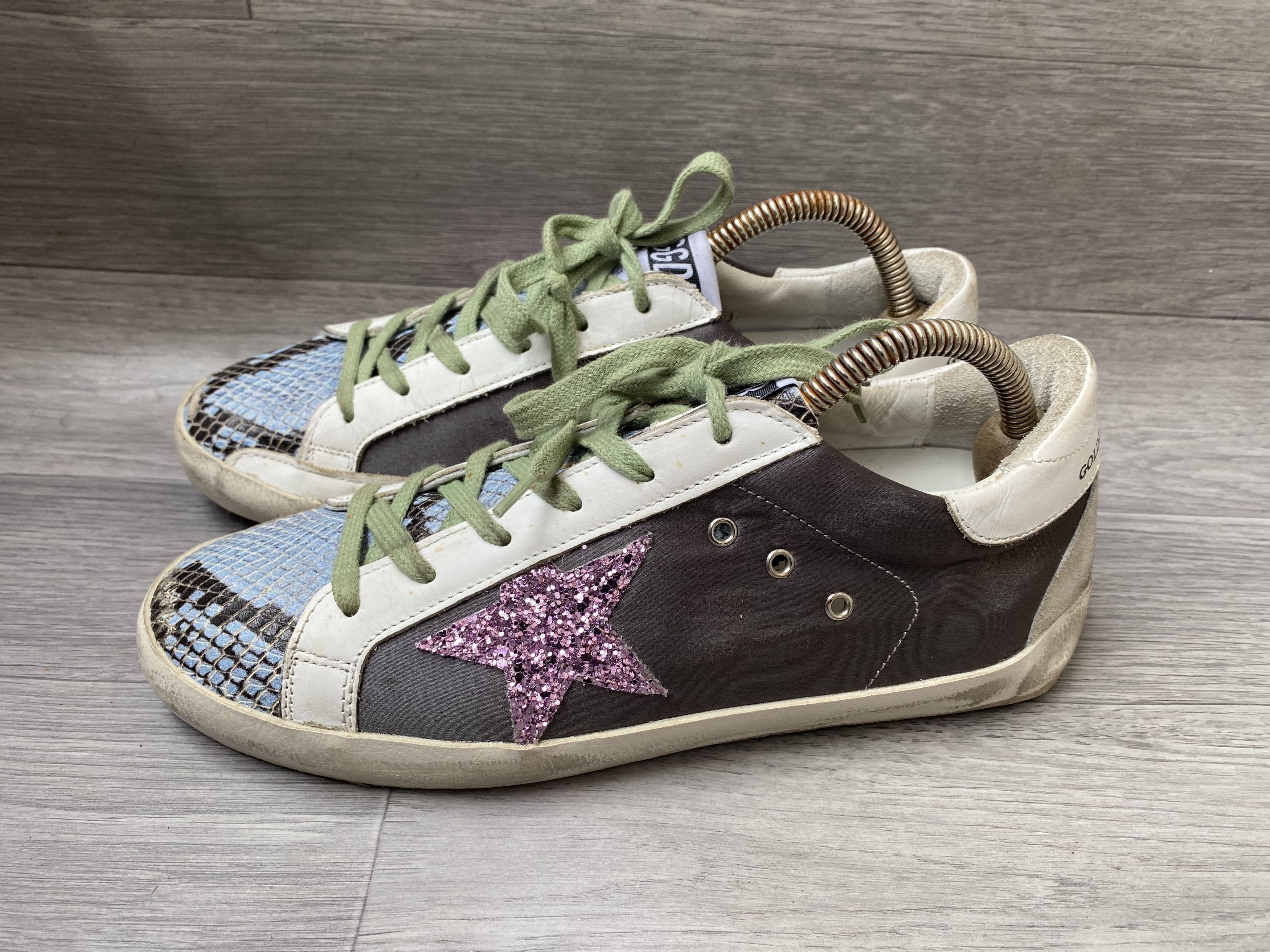 Golden Goose Golden goose superstar colourful low snake print sneakers Size US 9 / IT 39 - 6 Thumbnail