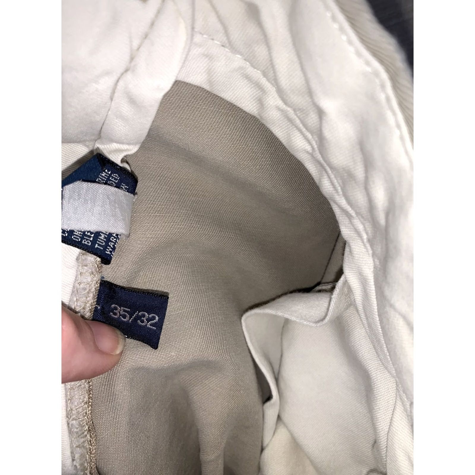Polo Ralph Lauren VINTAGE Polo Ralph Lauren Pants Chino Distressed Khaki 35x32-9163 Mens Pants Size US S / EU 44-46 / 1 - 6 Thumbnail