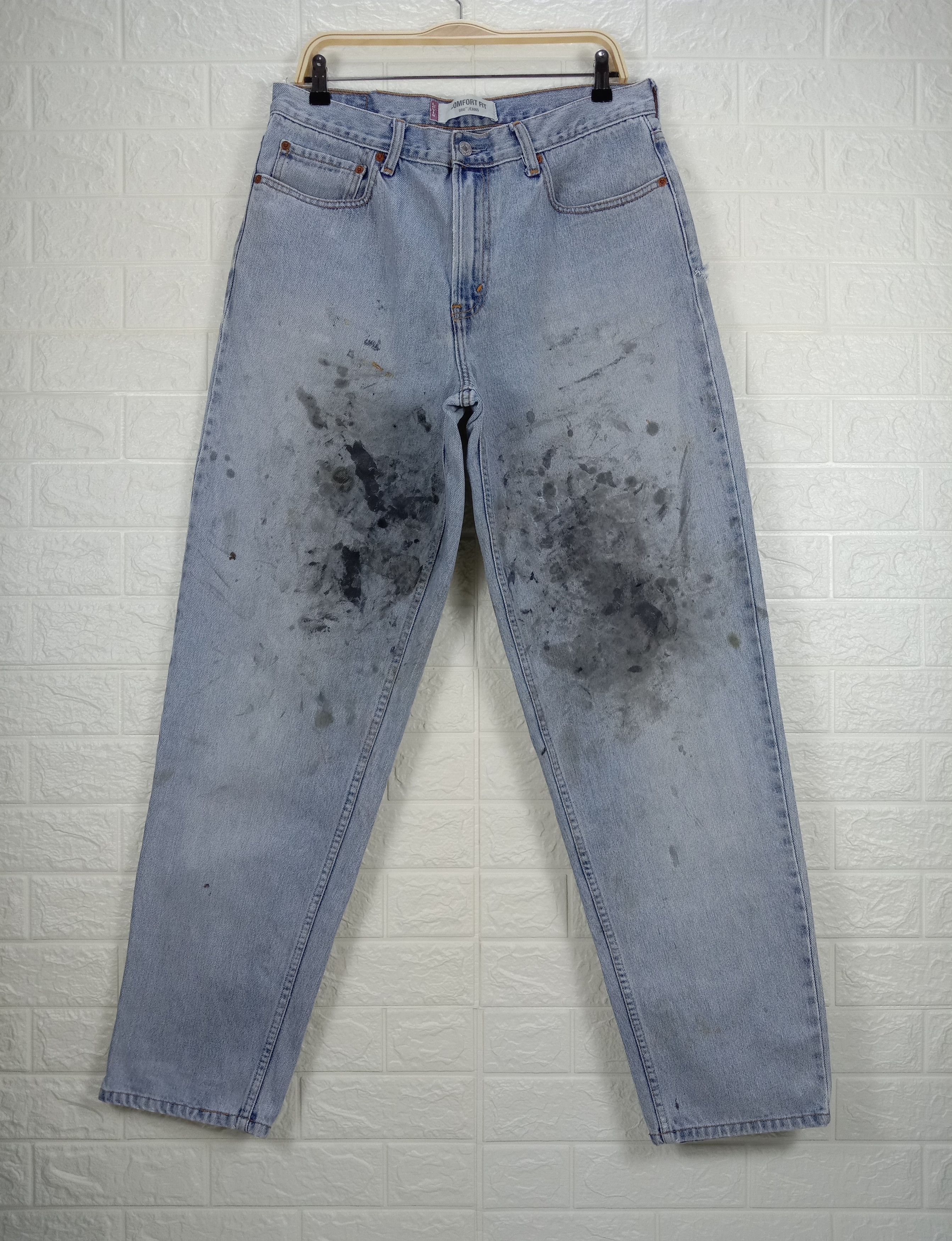 Levi's Vintage Levi's 560 Jeans Dirty Wash Comfort Fit Denim Size US 33 - 1 Thumbnail
