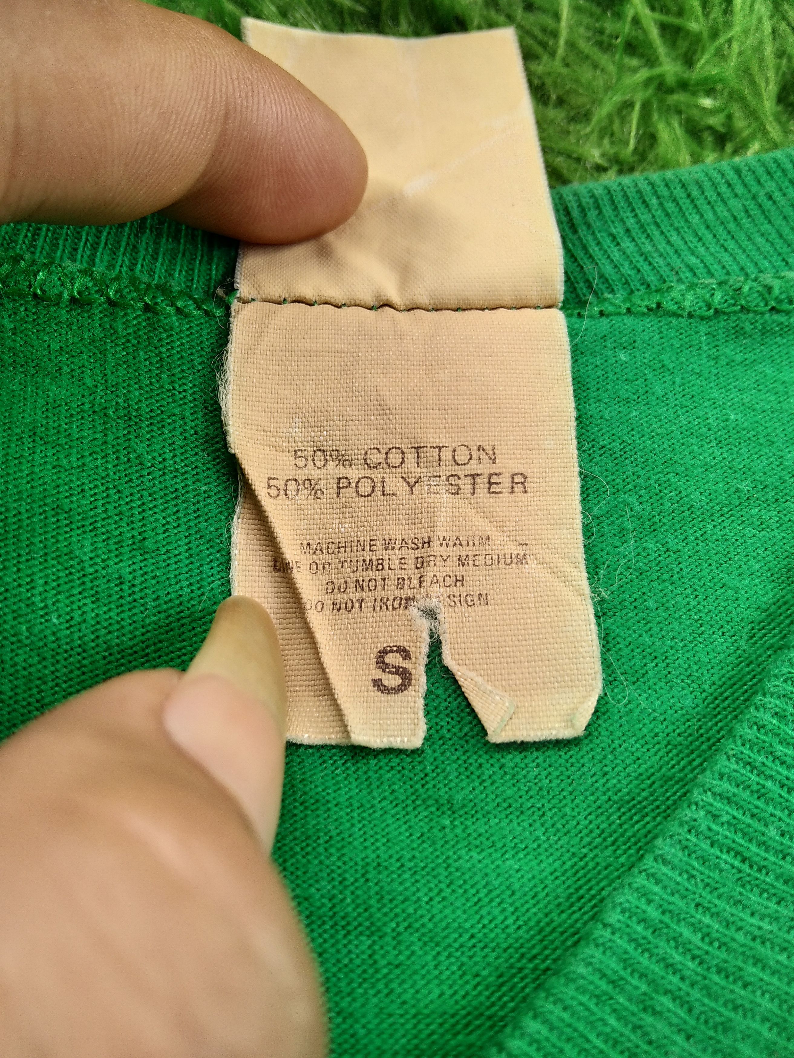 Vintage Vtg 80s Logo 7 University Hawaii Stirpe 3/4 Sleeve Size US S / EU 44-46 / 1 - 5 Thumbnail