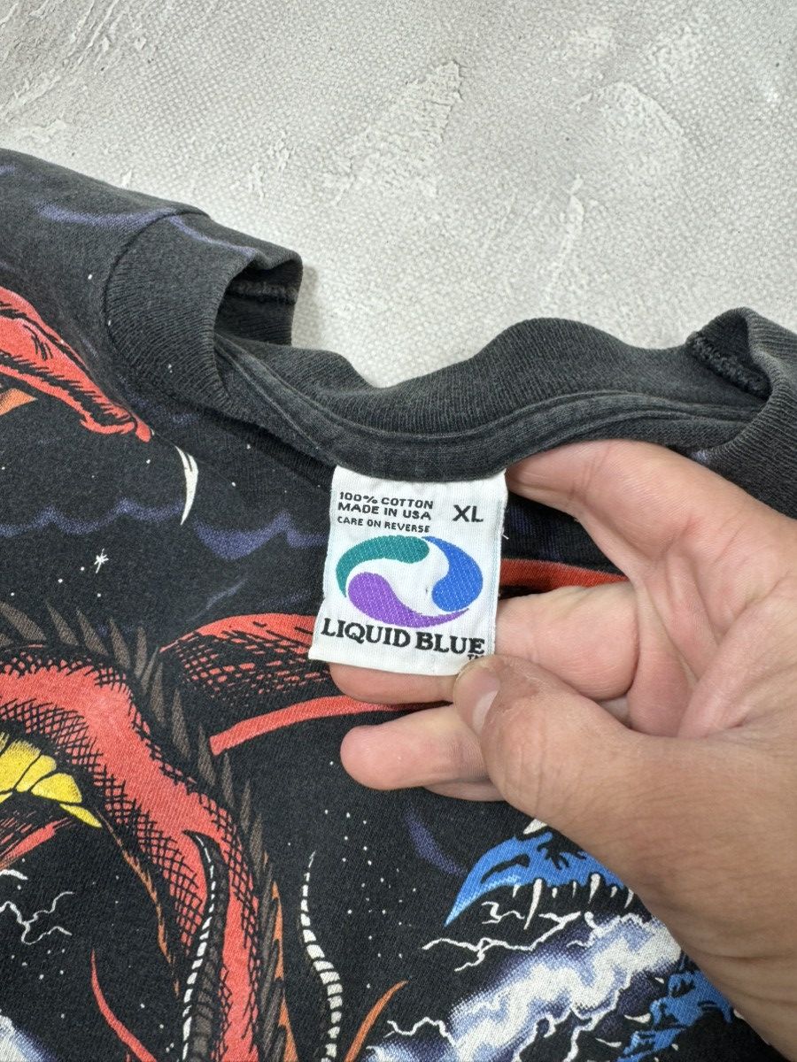 Liquid Blue Vintage Liquid Blue 1994 Fighting Dragon Overprint Tee Size US XL / EU 56 / 4 - 7 Thumbnail