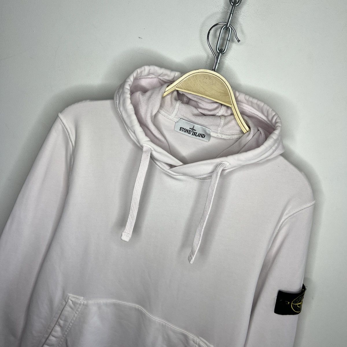 Stone Island Stone Island Hoodie Sweatshirt Hooded Light Pink Patch Logo Size US M / EU 48-50 / 2 - 4 Thumbnail