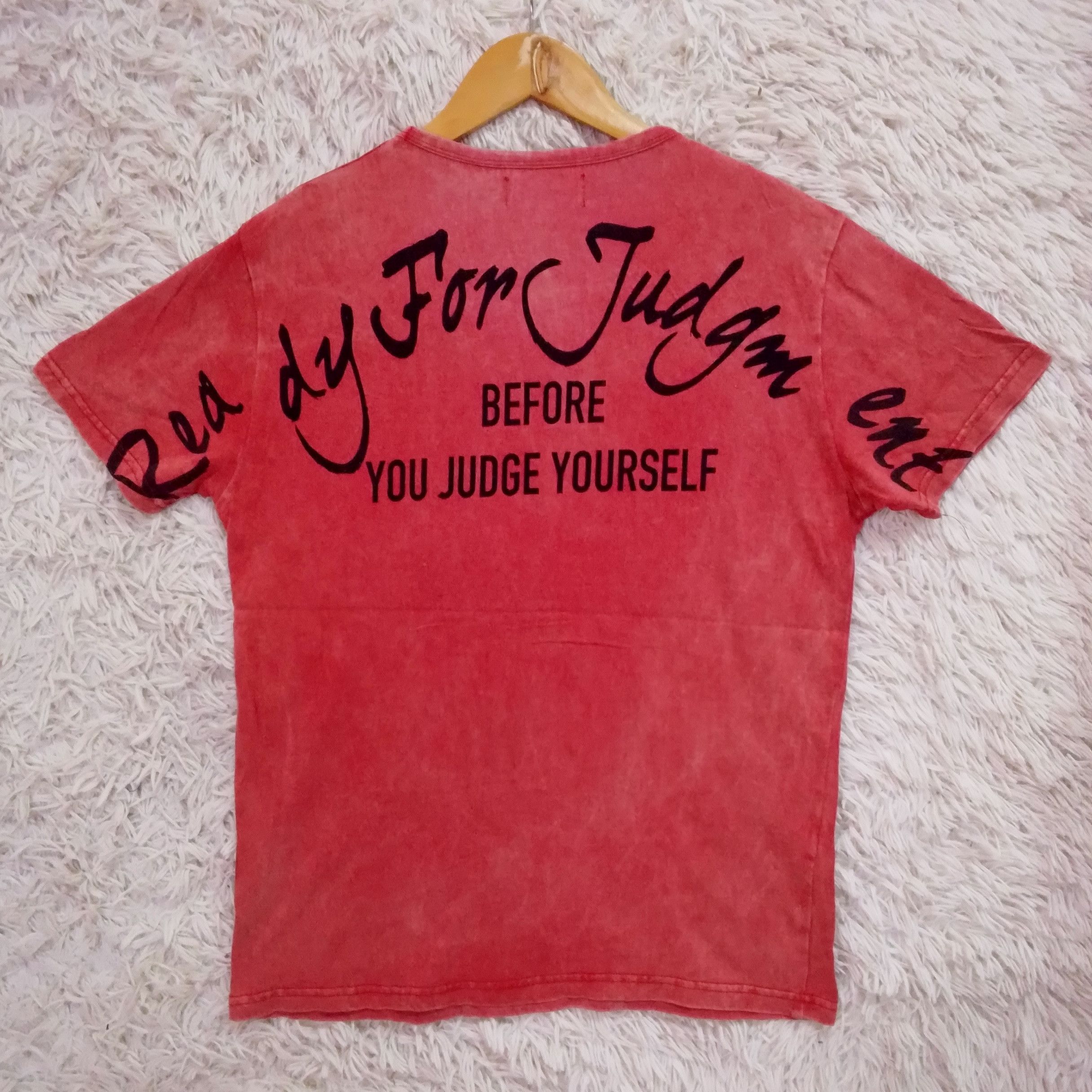 In The Attic In The Attic Homme Head Up Acid Wash Embossed T-shirt lgb Size US M / EU 48-50 / 2 - 1 Thumbnail