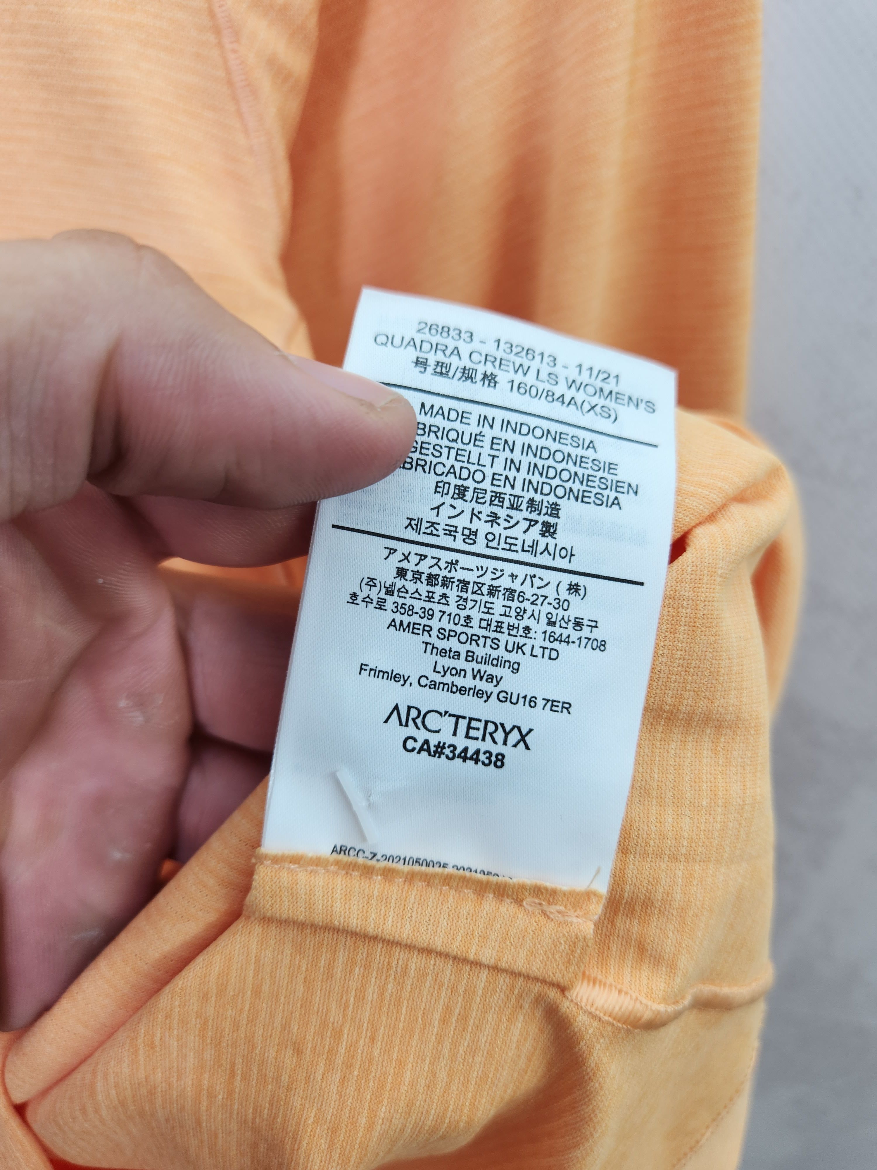 Arc'teryx Arcteryx light long sleeve Size XS / US 0-2 / IT 36-38 - 5 Thumbnail