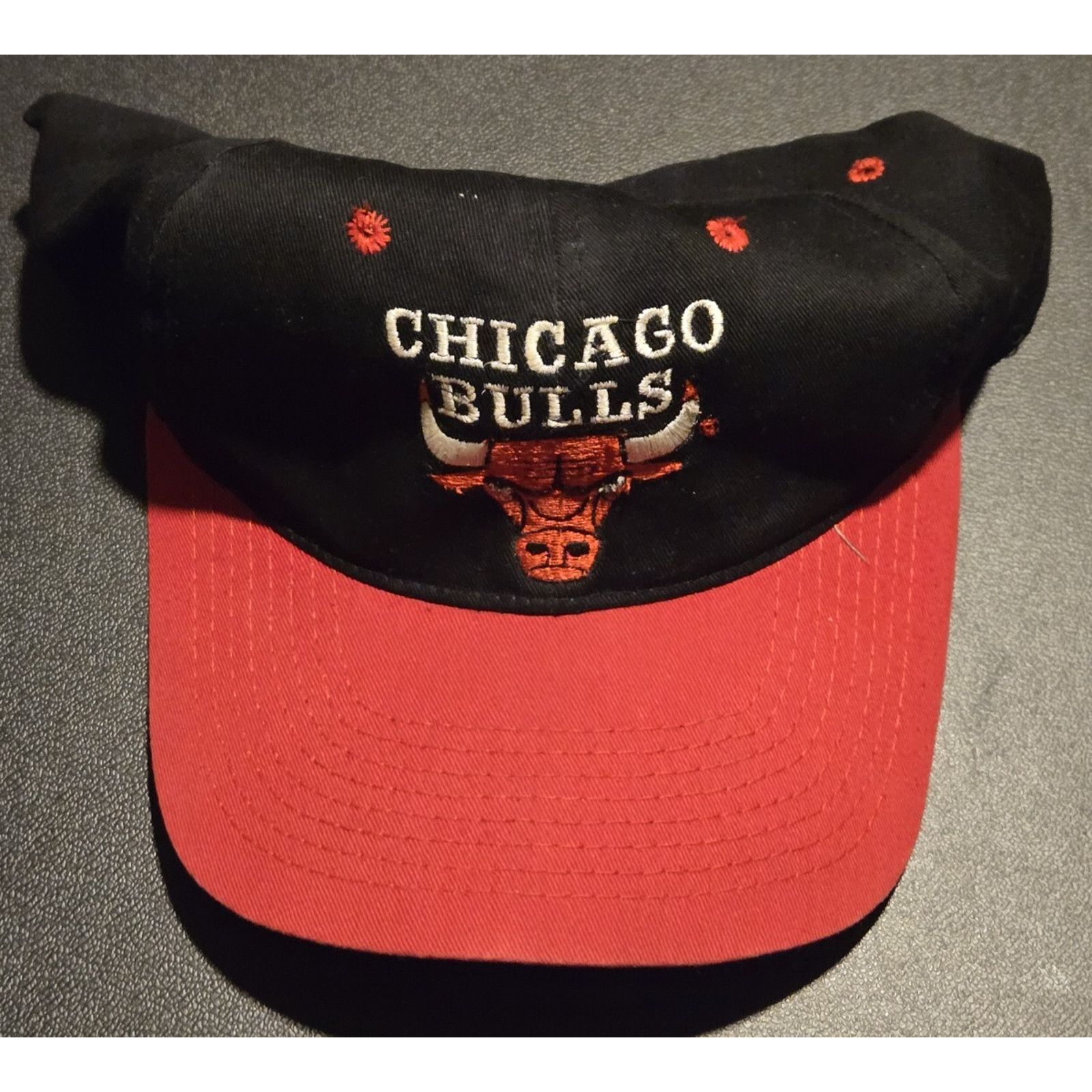 NBA Chicago Bulls Snapback Hat Michael Jordan & D.Rodman graded Size US M / EU 48-50 / 2 - 2 Thumbnail