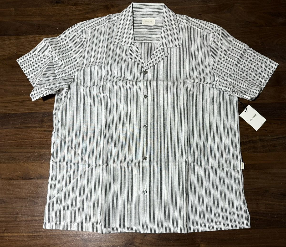 Aime Leon Dore Aime Leon Dore ALD Striped Leisure Shirt Black White Size XL Size US XL / EU 56 / 4 - 1 Thumbnail