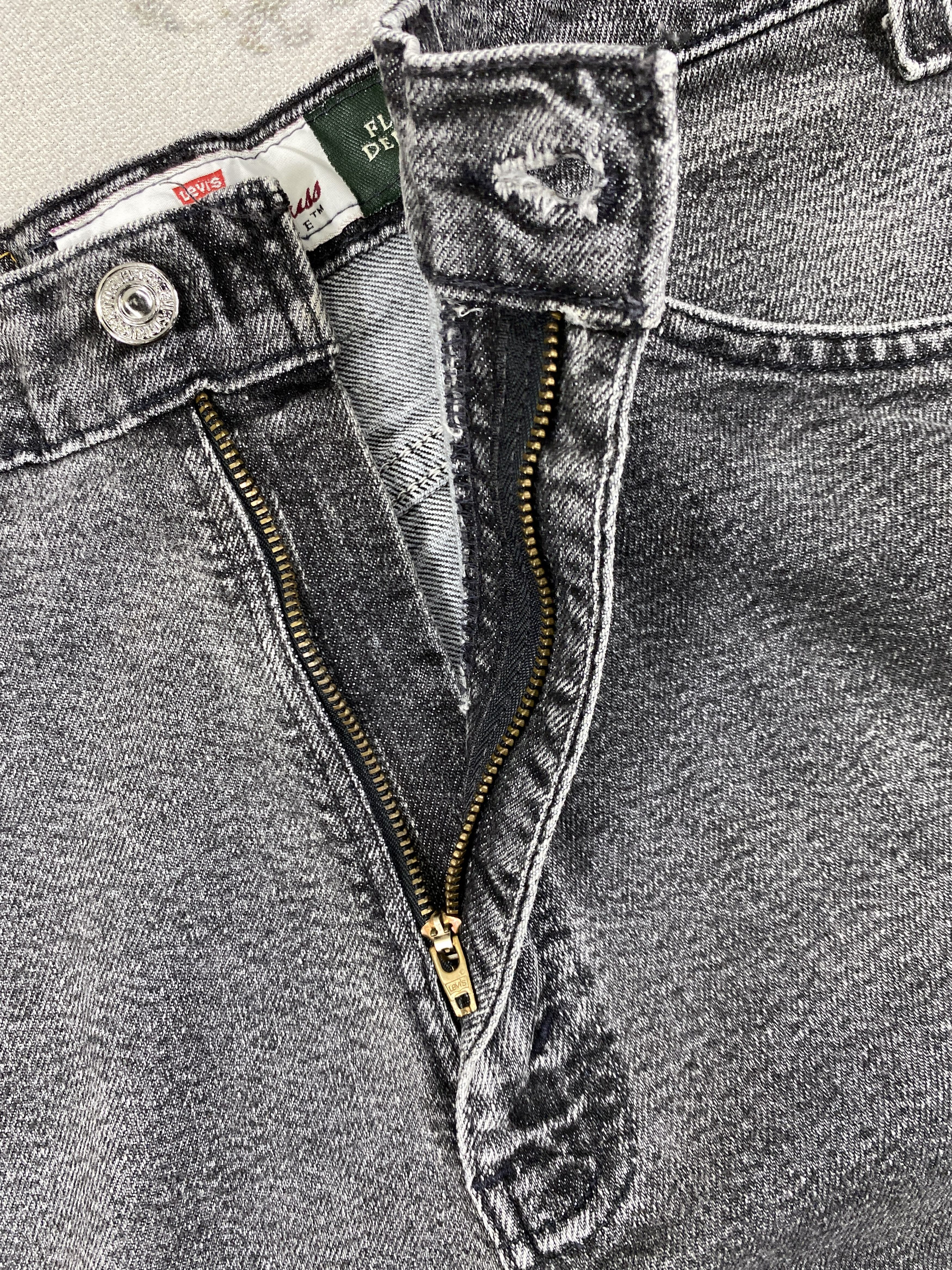 Levi's Black Distressed Vintage Levi's 540 Flex Denim 34x28 -JN481 Size US 34 / EU 50 - 6 Thumbnail