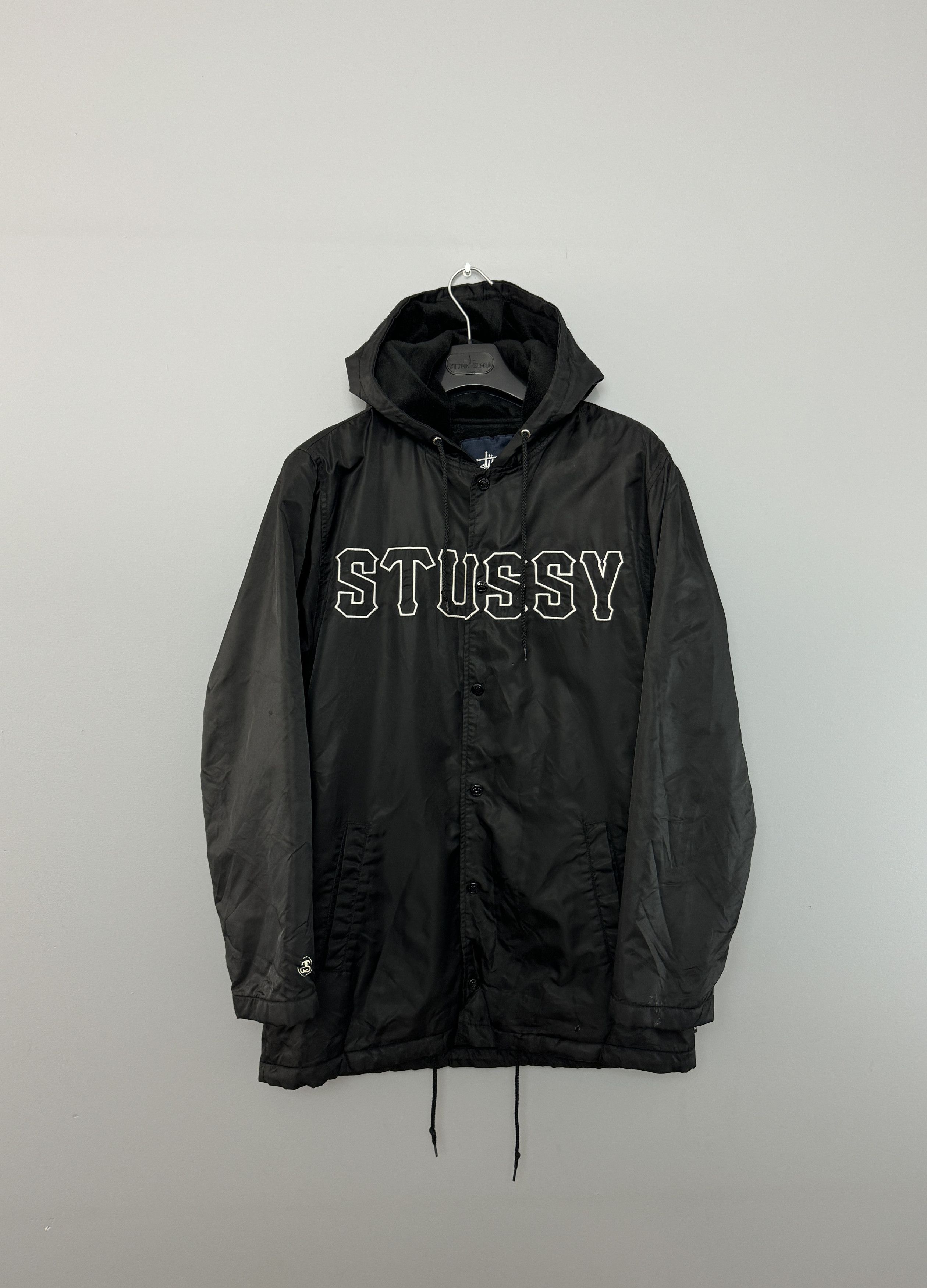 Stussy Old Stussy Nylon Jacket Coach Jacket L Long Sleeve