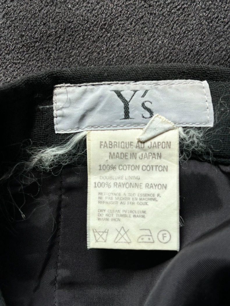 Yohji Yamamoto Yohji Yamamoto size os Dark Black Wind Twisted Design Irre Size 25" / US 0 / IT 36 - 8 Thumbnail