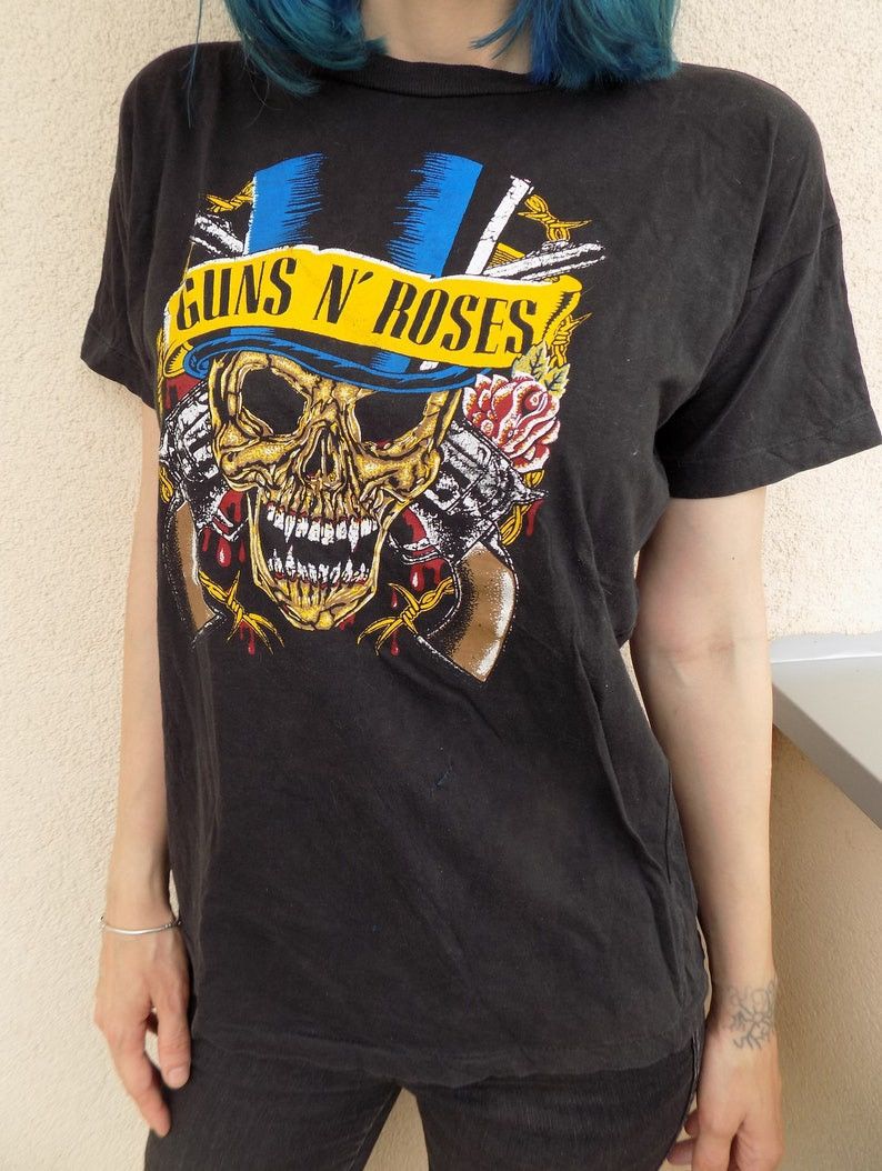 Band Tees Vintage 90's Guns N' Roses T-shirt Size US M / EU 48-50 / 2 - 4 Thumbnail