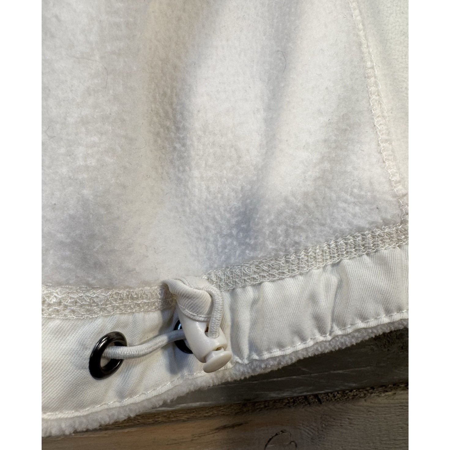 Faded Glory Faded-Glory Women's White Fleece Zipper Sweater Jacket Size Size M / US 6-8 / IT 42-44 - 8 Thumbnail