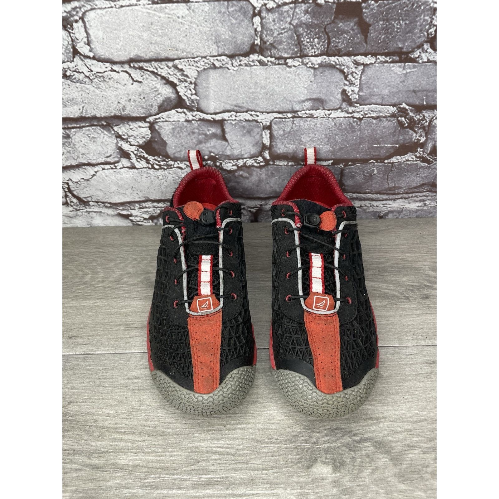 Sperry Sperry Top-Sider Searacer Plus GripX3 Black Red Synthetic Sh Size US 8 / IT 38 - 15 Thumbnail