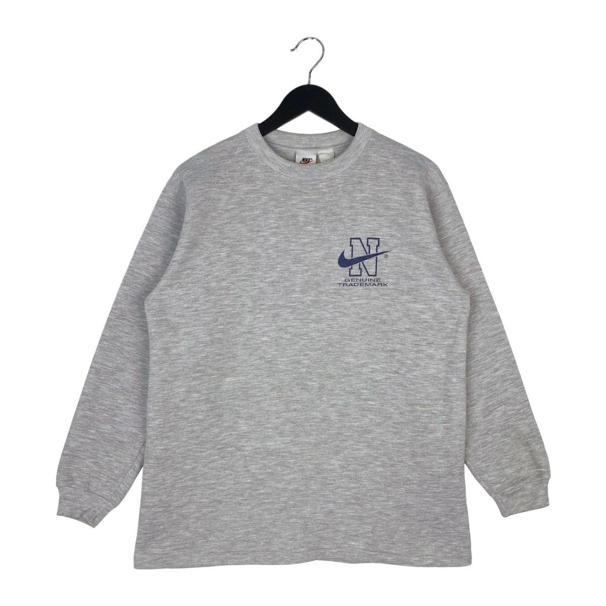Nike Nike Sweatshirt Grey Crewneck Pullover Jumper Size US M / EU 48-50 / 2 - 2 Thumbnail