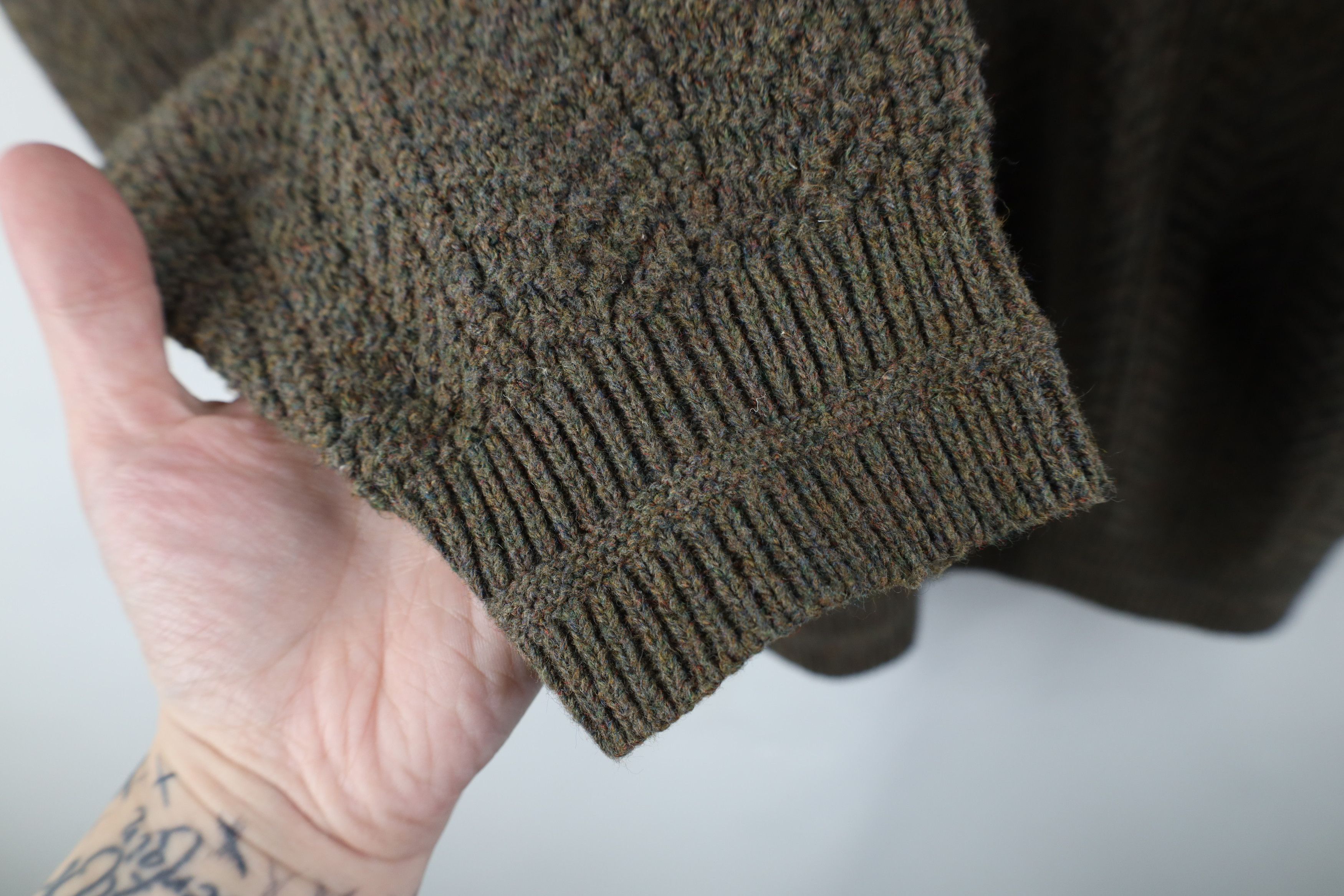 Vintage Vintage 90s Streetwear Knit Crewneck Sweater Brown USA Size US L / EU 52-54 / 3 - 5 Thumbnail