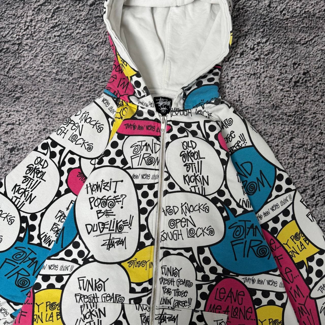 Stussy Very rare Vintage Zip-Hoodie Stussy Size US L / EU 52-54 / 3 - 11 Thumbnail
