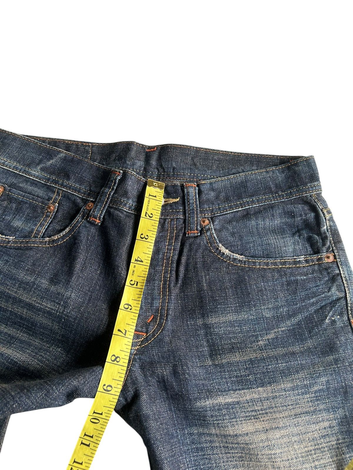 Japanese Brand × Kapital × Vintage Flare GLHEART Rusty limited Edition Denim Jeans Size US 30 / EU 46 - 15 Thumbnail