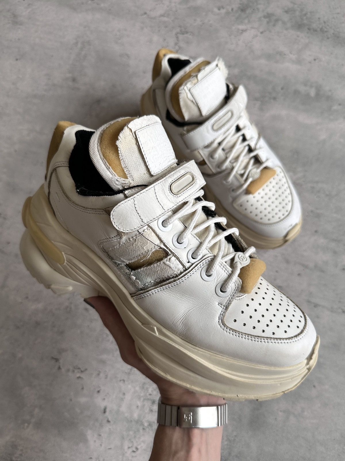Maison Margiela FW18 RETRO FIT FUTURE LOW TOP Size US 7 / EU 40 - 10 Thumbnail