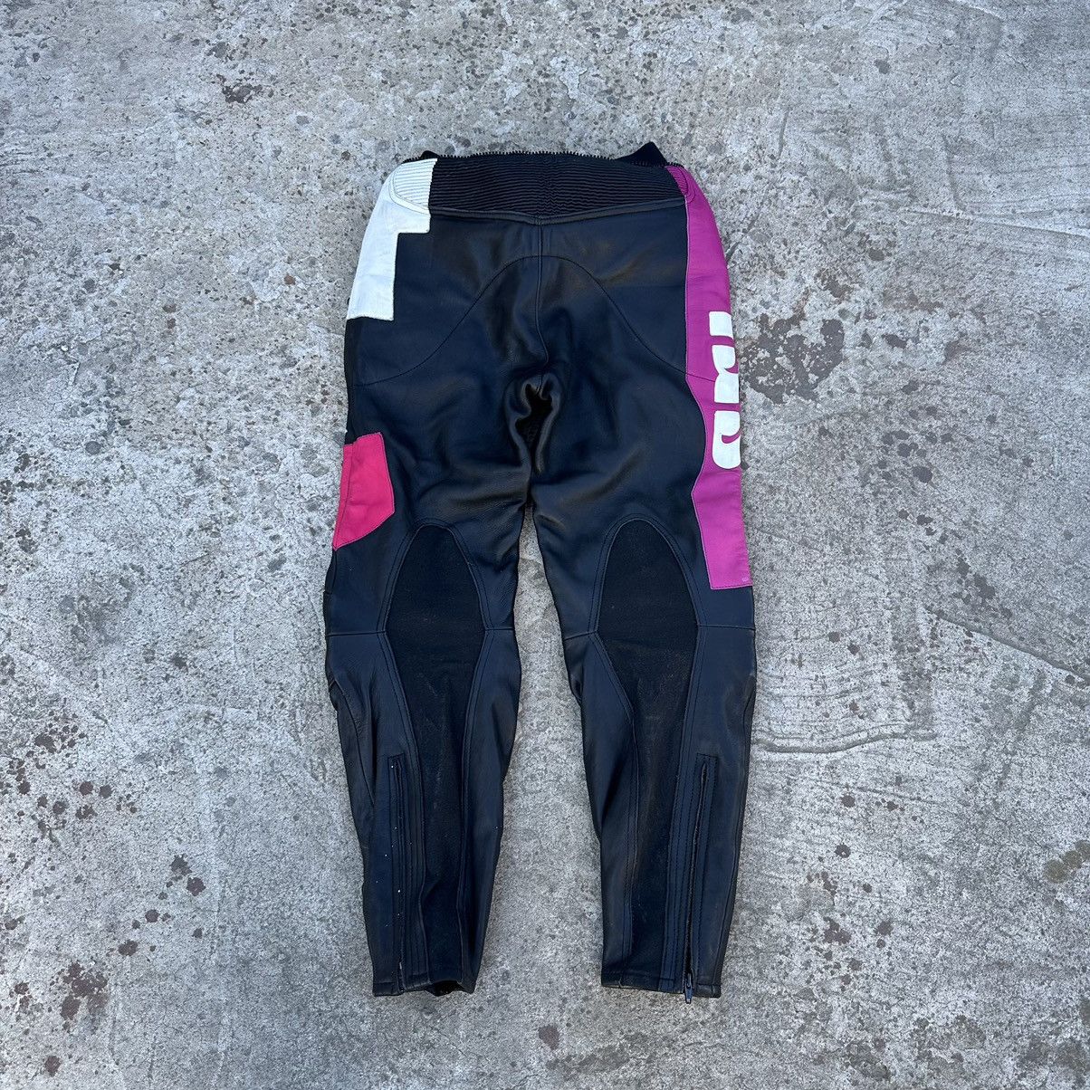 Vintage Vintage Moto Leather Pants IDCS Women’s 00s Y2K Size 34" / US 12 / IT 48 - 2 Thumbnail