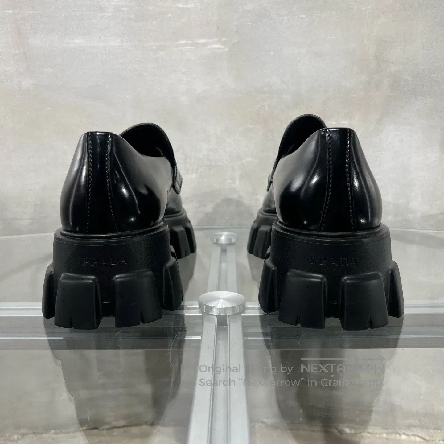 Prada Prada Monolith pointed triangular label; black, thick-sole Size US 8 / EU 41 - 6 Thumbnail