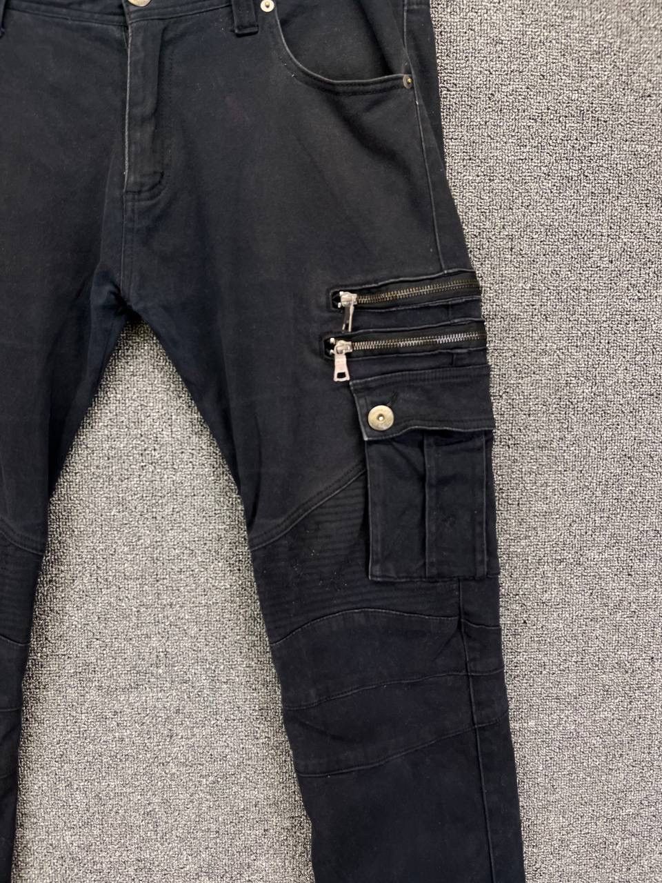 In The Attic Vintage In The Attic Punk Rare Bondage Cargo Pants Size US 34 / EU 50 - 5 Thumbnail