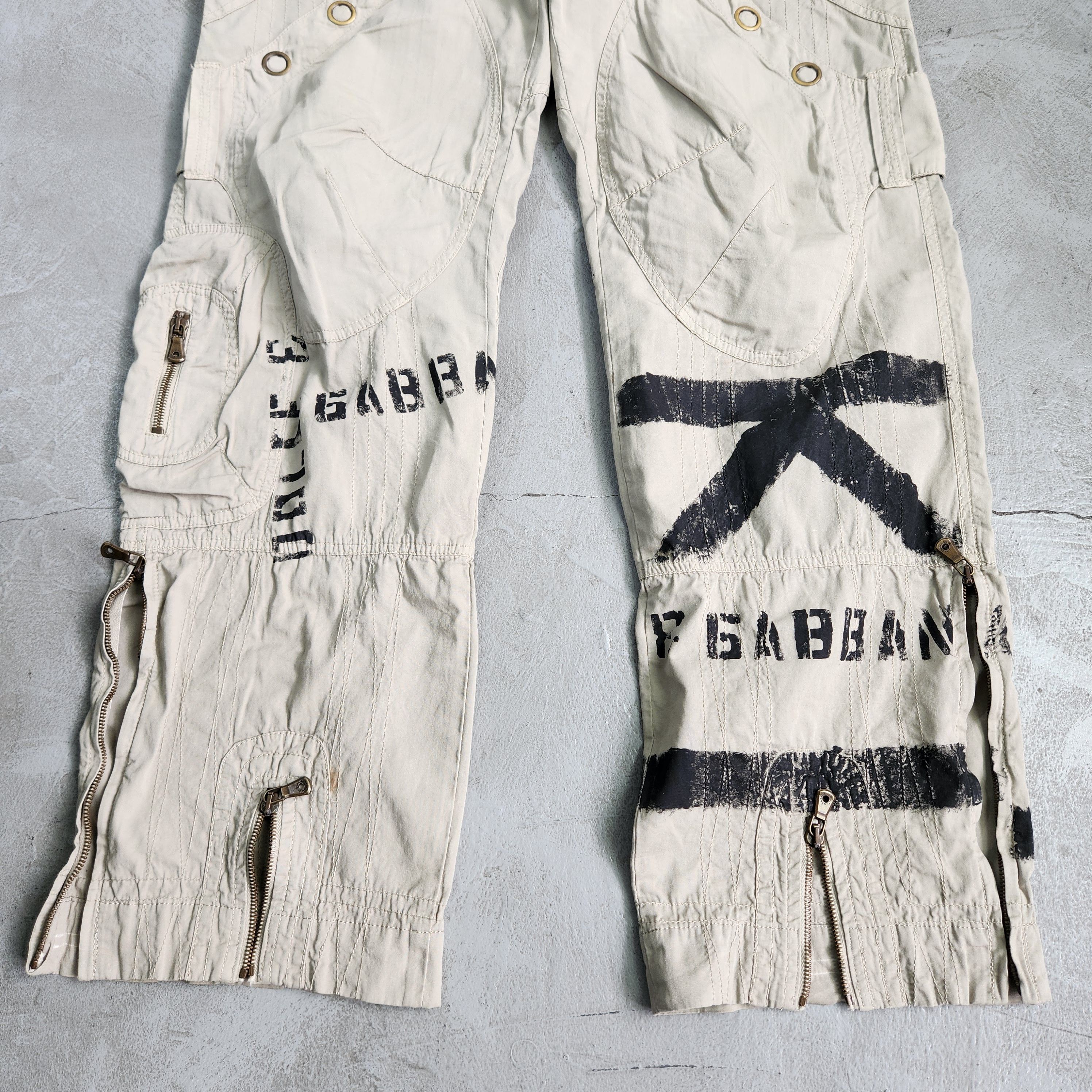 Dolce & Gabbana Dolce & Gabbana SS2004 Flight Reinforced runway cargo pant Size US 32 / EU 48 - 4 Thumbnail