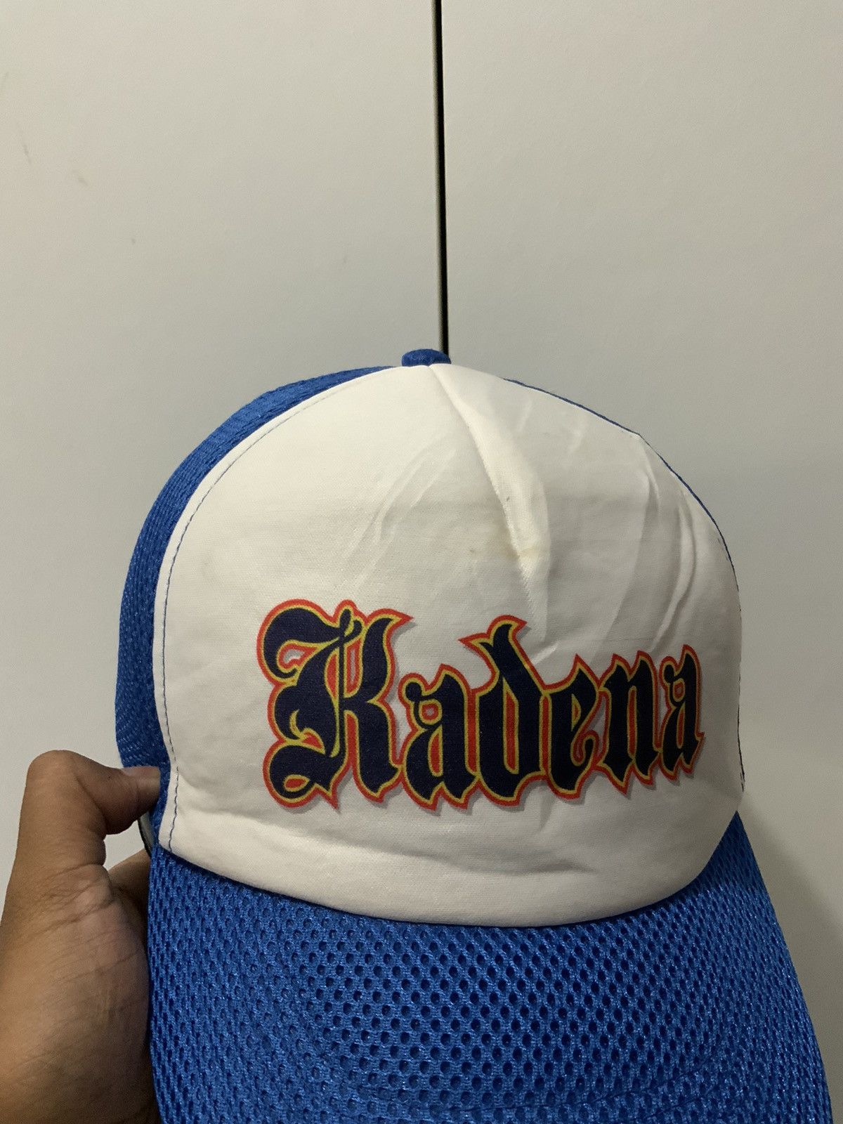 Japanese Brand Radena Flame Archive Blue Trucker Hat Size ONE SIZE - 8 Thumbnail